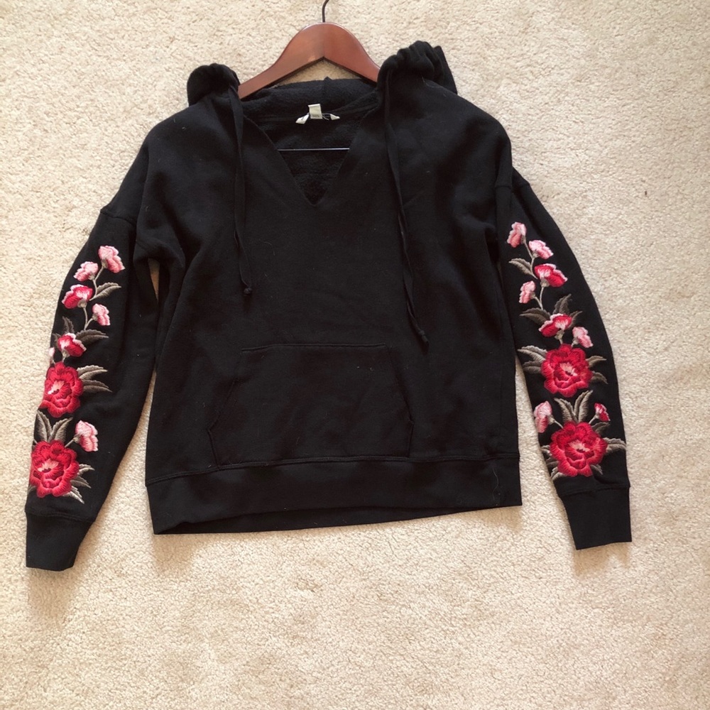 American Eagle Floral Hoodie